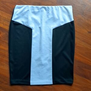Alex & Olivia Color Block Skirt Size M
